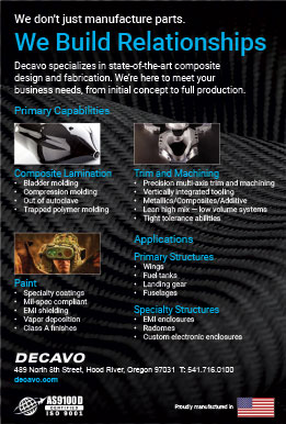 Decavo Specializes in state of the art composite design and fabrication