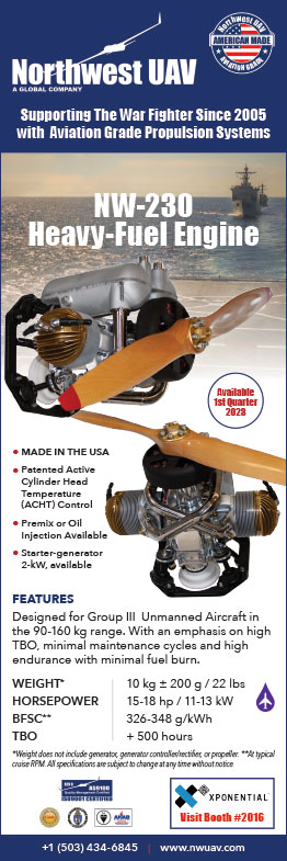NWUAV_NW-230 Heavy Fuel Engine