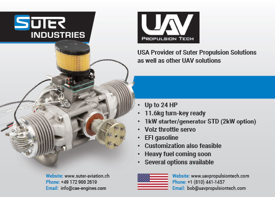 Suter Industries-UAV Propulsion Tech- The Suter TOA 288 engine