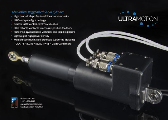 Ultramotion - AM Series - Ruggedized Servo Cylinder