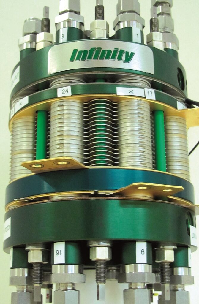 Both stainless steel and titanium tie rods can be used, enabling precise and repeatable stacks compression as needed for the mission environment, the size of the stack ang so on