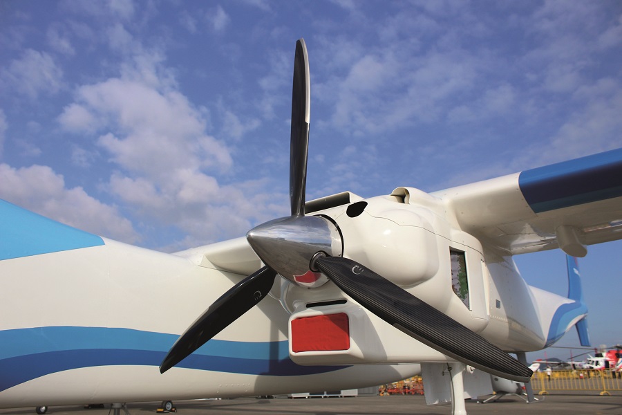 Metallic leading-edge protection is increasingly popular for safeguarding props against impacts and erosion (Courtesy of Xoar)