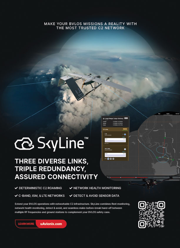 SkyLine
THREE DIVERSE LINKS,
TRIPLE REDUNDANCY,
ASSURED CONNECTIVITY