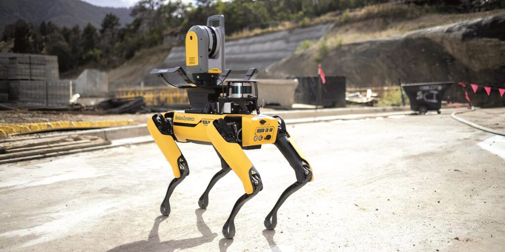 Spot can autonomously survey complex, GNSS-denied construction sites