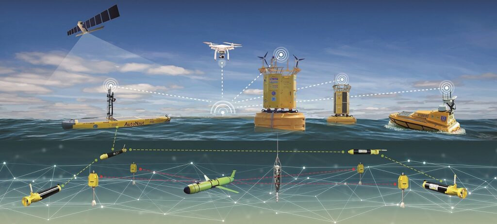 The network will be used to test prototype autonomous underwater systems