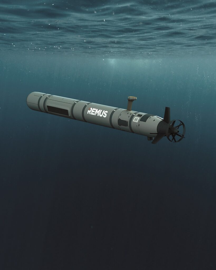 The REMUS 620 is designed for long-endurance missions such as electronic warfare