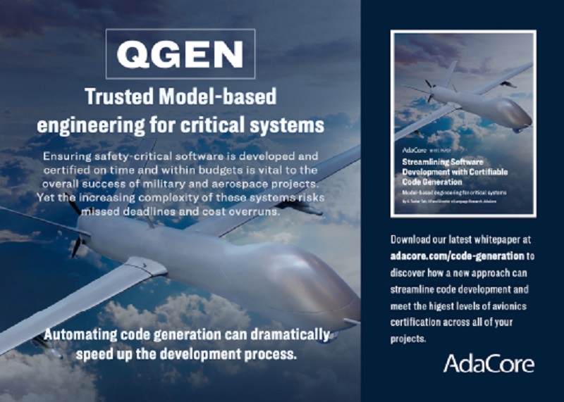 Adacore- Qgen trusted model-based engineering for critical system
