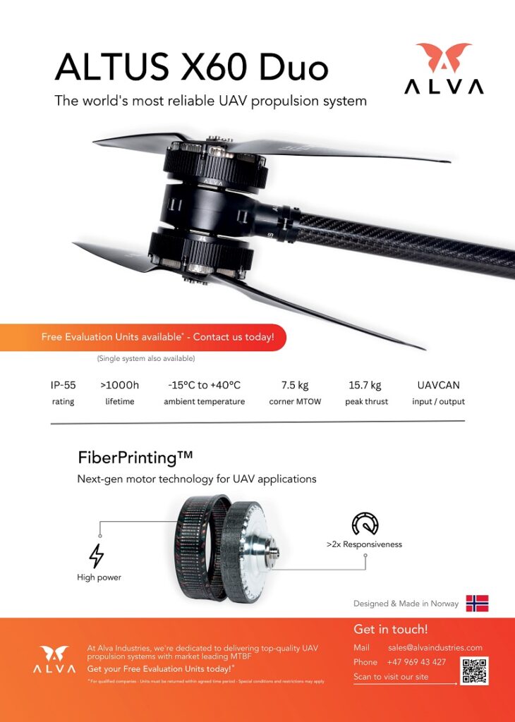 Alva x60 duo -worlds most reliable uav