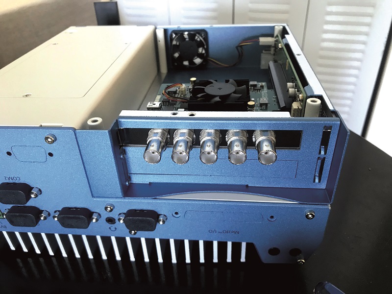 An onboard industrial computer from Neousys-Technology records the videos coming from the onboard cameras
