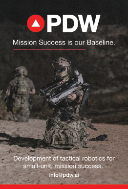 PDW-mission success is our business-development of tactical robotics for small-unit