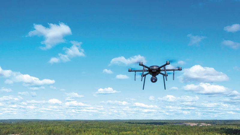 UAVs are used by network equipment supplier Nokia to monitor the performance of 5G networks (Courtesy of Rohde & Schwarz)
