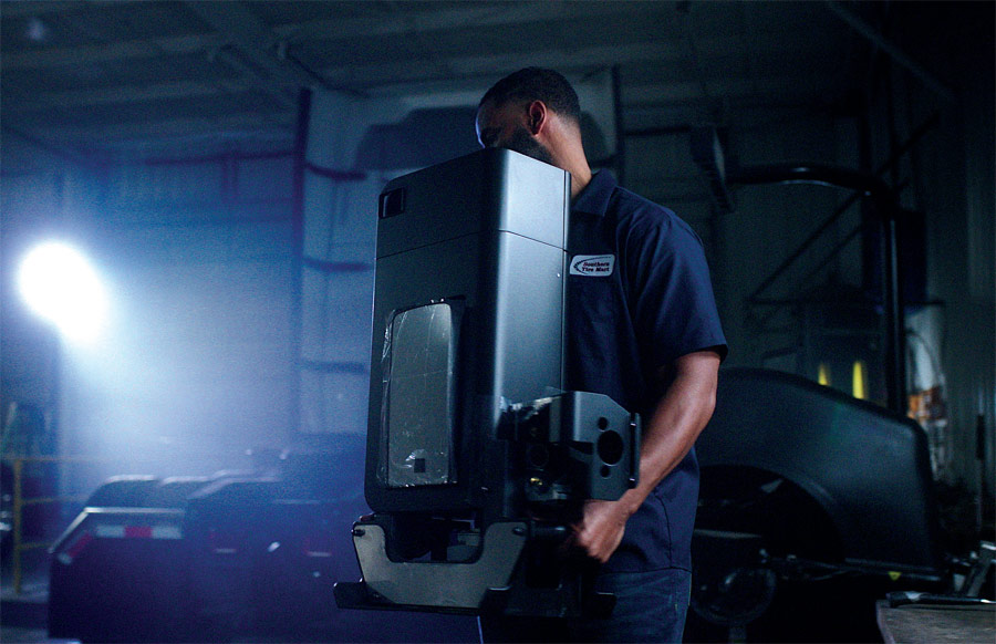 Most of the Kodiak Driver’s perception occurs via the SensorPods – side mirror structures containing camera, Lidar and radar sensors