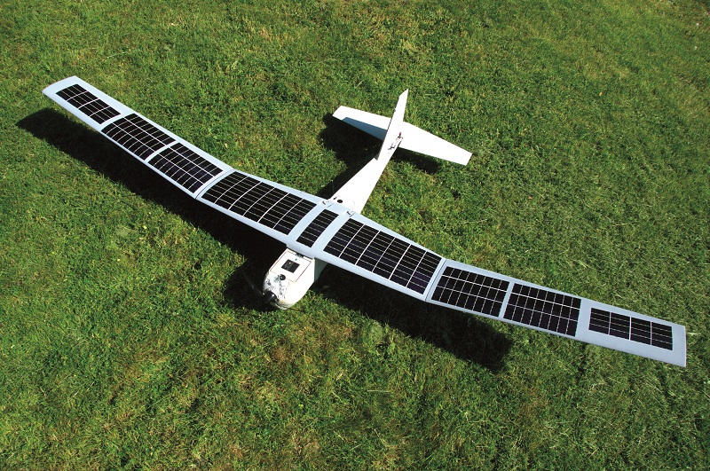 ...to smaller UAVs whose users want range extension as well as a recharging capability in remote areas (Courtesy of Microlink Devices)
