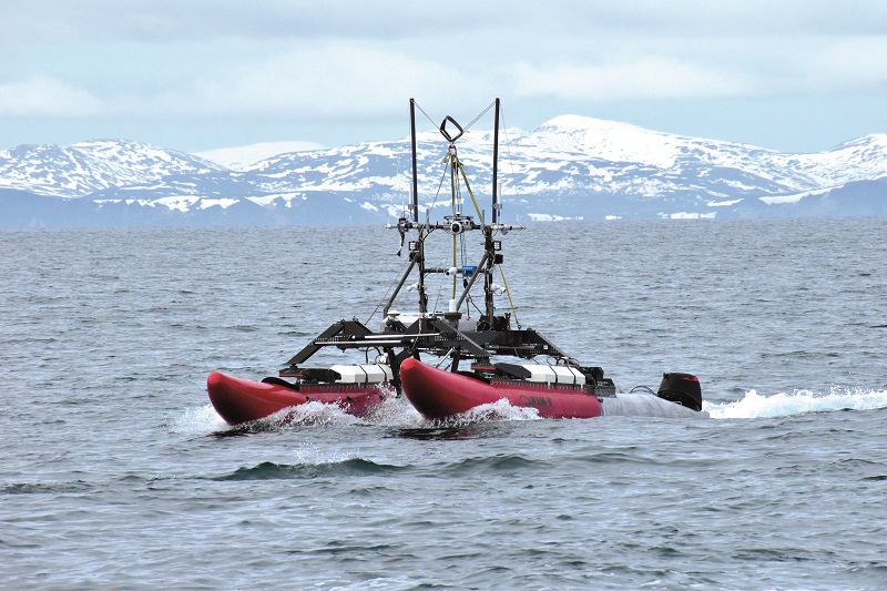 MAR’s WAM-V is a highly scalable concept for stable maritime survey USVs, with the company’s main product focus being the 7 m, 1134 kg WAM-V 22 (Image courtesy of Marine Advanced Robotics)