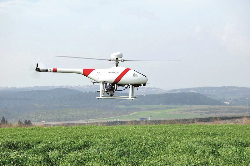 Steadicopter’s Black Eagle 50H equipped with BIRD Aerosystem’s µMPR