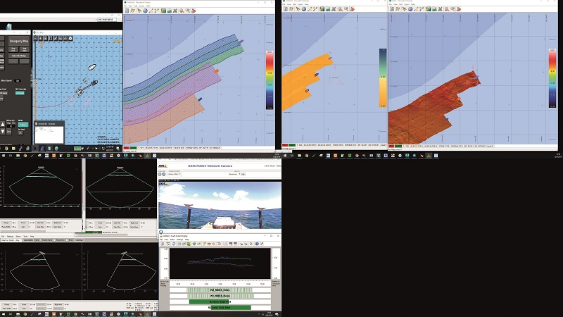 Swarming and a networked GCS allow multiple WAM-Vs to be used to contribute to a single map simultaneously