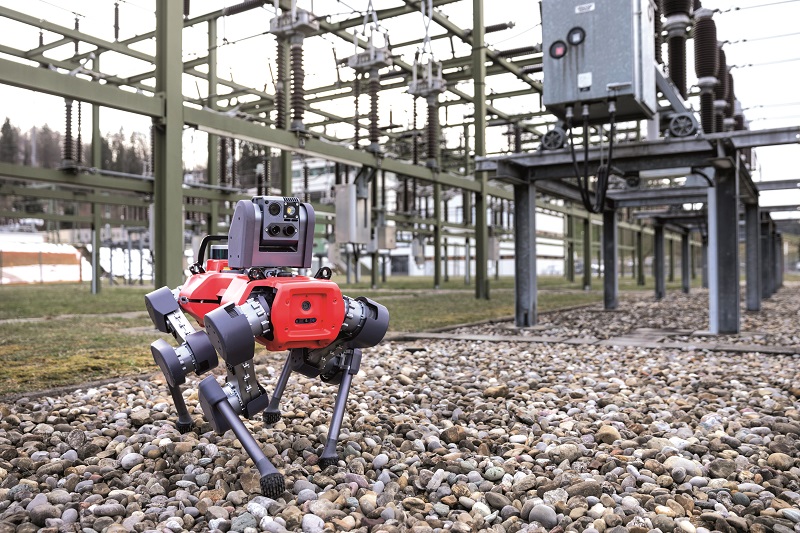 The ANYmal is now undergoing trials with French utility RTE for inspecting its high-voltage power transmission facilities (Courtesy of ANYbotics)