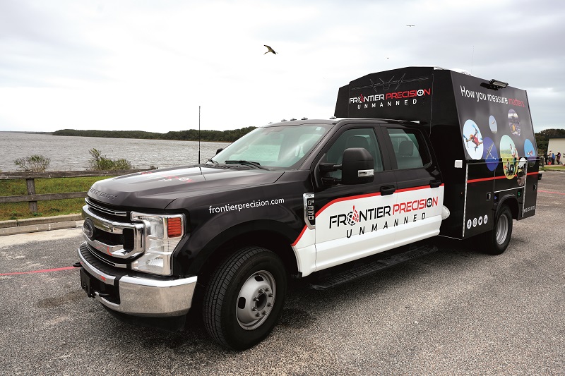 The Sentourion mobile command centre manages Sentaero operations, and applies AI and machine learning techniques to image processing
