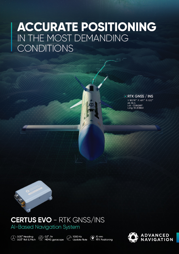 advance navigation accurate positioning in the most demanding conditions