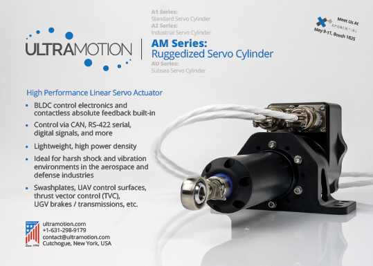 ultramotion high performance linear servo actuator