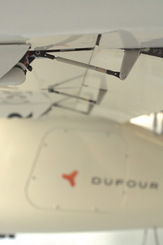 A total of 11 control surfaces are used across the Aero – four flaperons, four ailerons, an elevator and two rudders