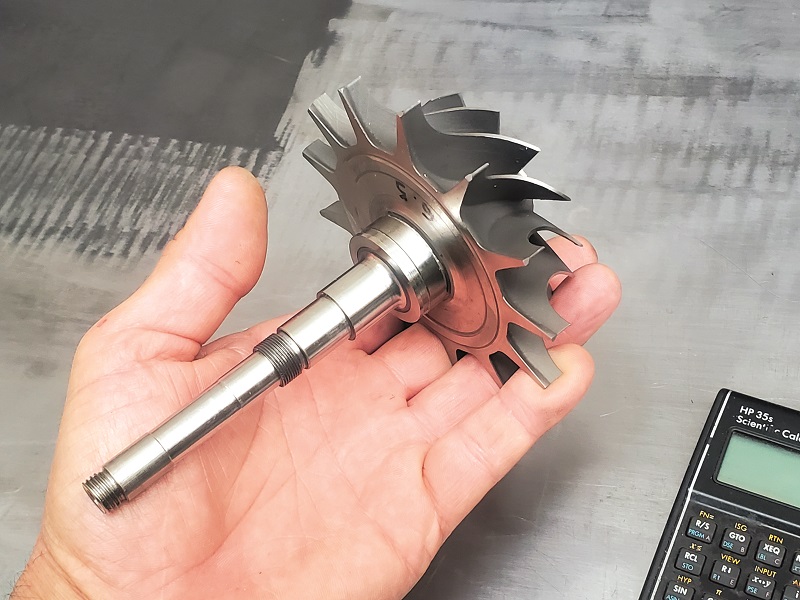 Bescast produced the investment castings for the gas generator turbine rotor (pictured) and the power turbine rotor