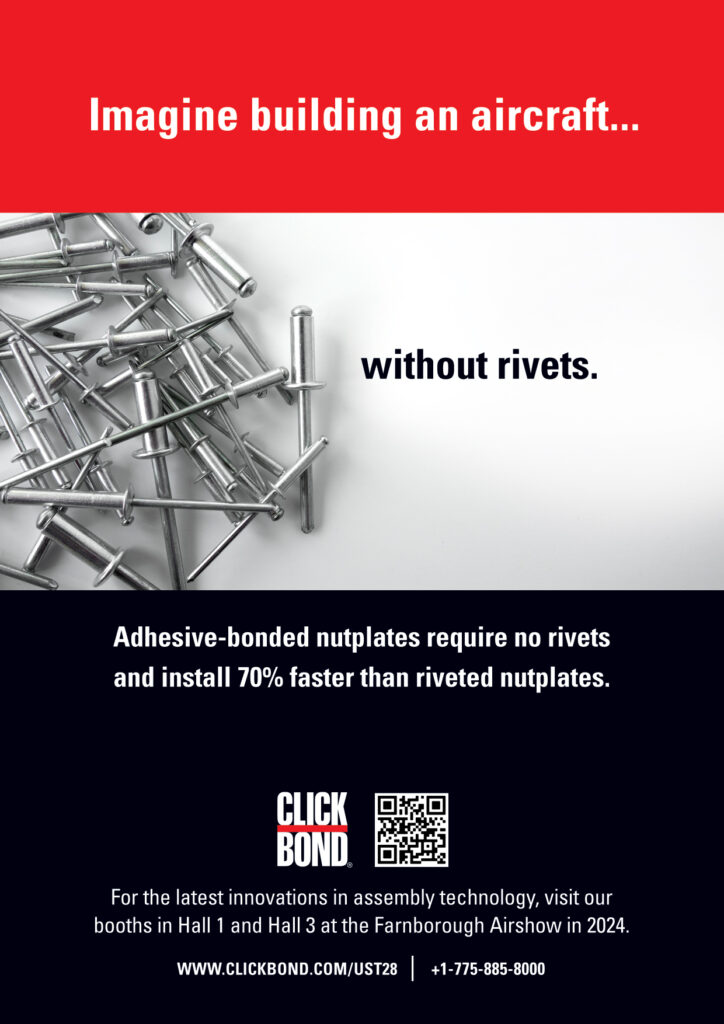 Clickbond imagine building an aircraft without rivets