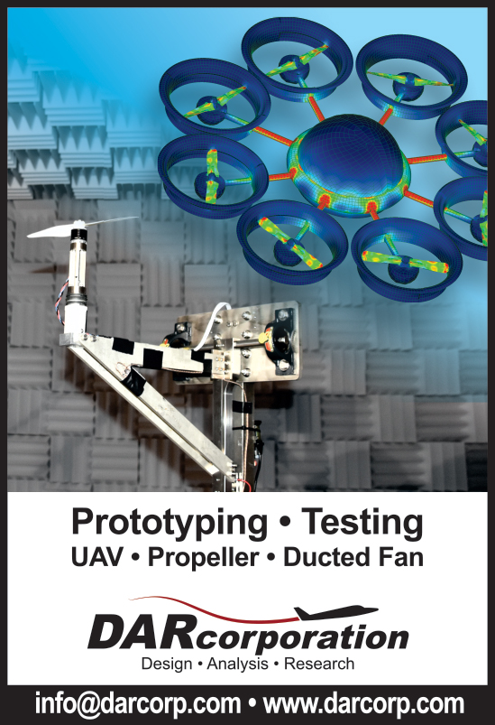 DarCorporation prototyping testing uav prpeller ducted fan
