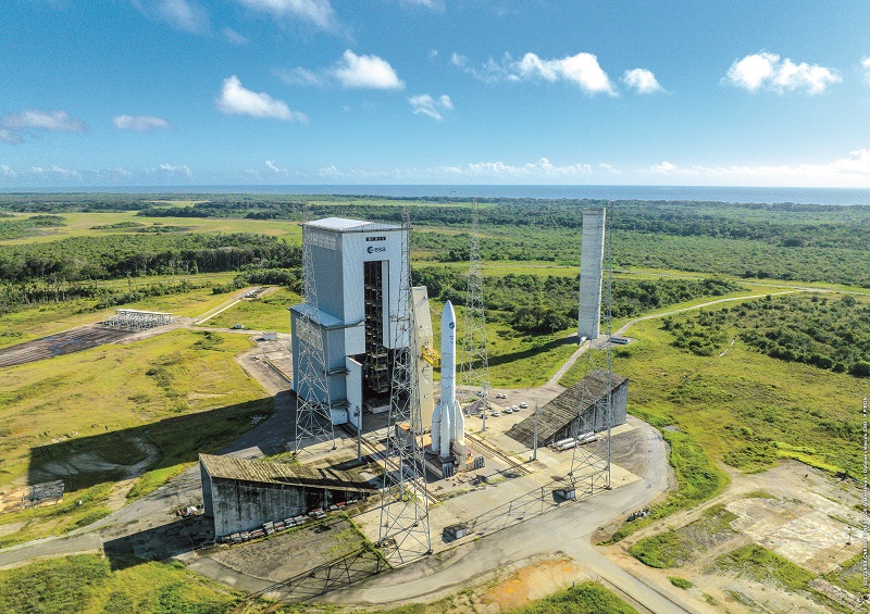 Exail’s FOG inertial sensors are used on the Ariane 6 rocket, among other spacecraft (Courtesy of Arianespace)