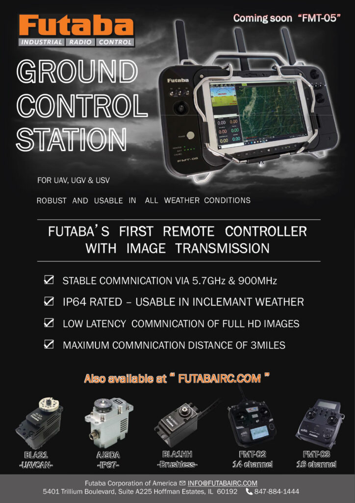 Futaba's first remote controller with image transmission
