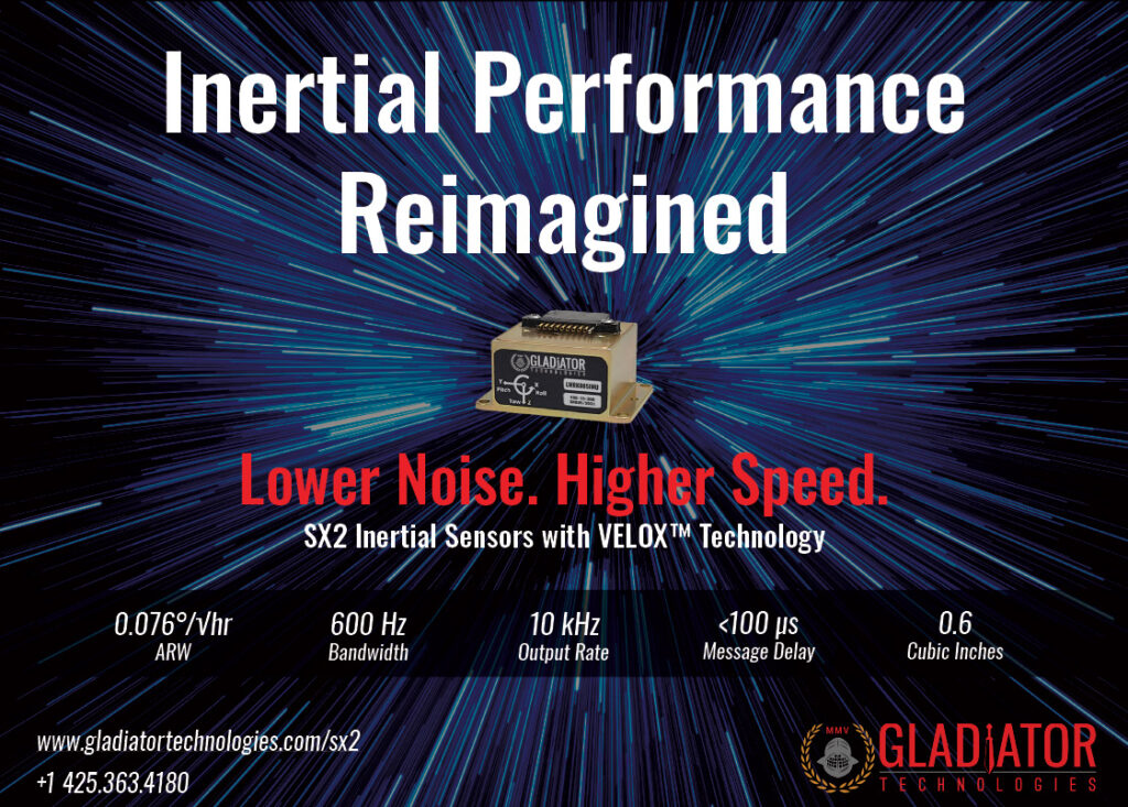 Gladiator inertial performance reimagines lower noise higher speed