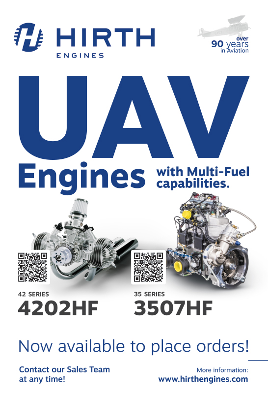 Hirth engines uav engines with multi-fuel capabilities