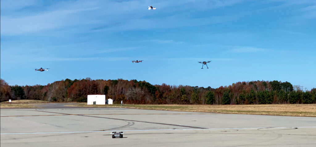 Intelligent swarming of autonomous vehicles will become an increasing focal point of GCS development, and of many industries and applications(courtesy of Autodyne)