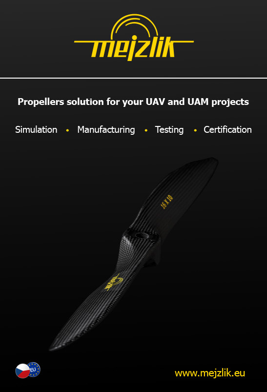 Mejzlik propellers solution for your uav and uam projects