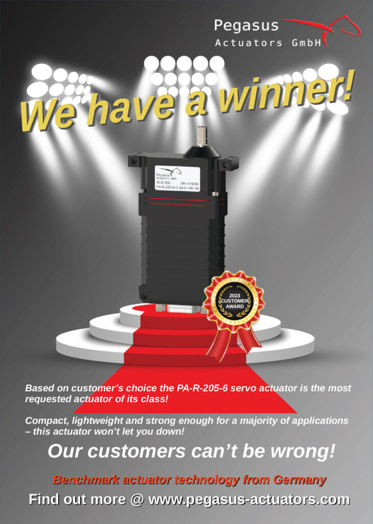 Pegasus compact lightweight and strong enough for a majority of applications this actuator wont let you down