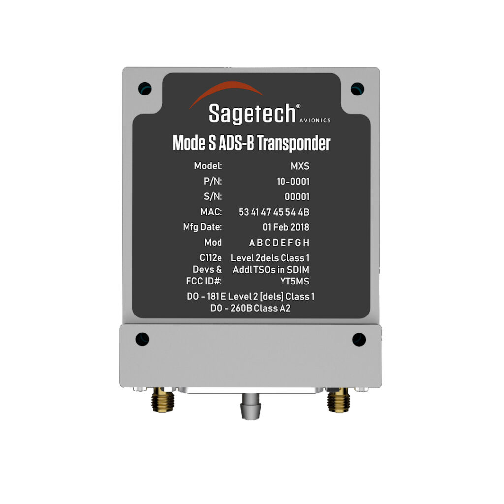 Sagetech’s MXS transponder