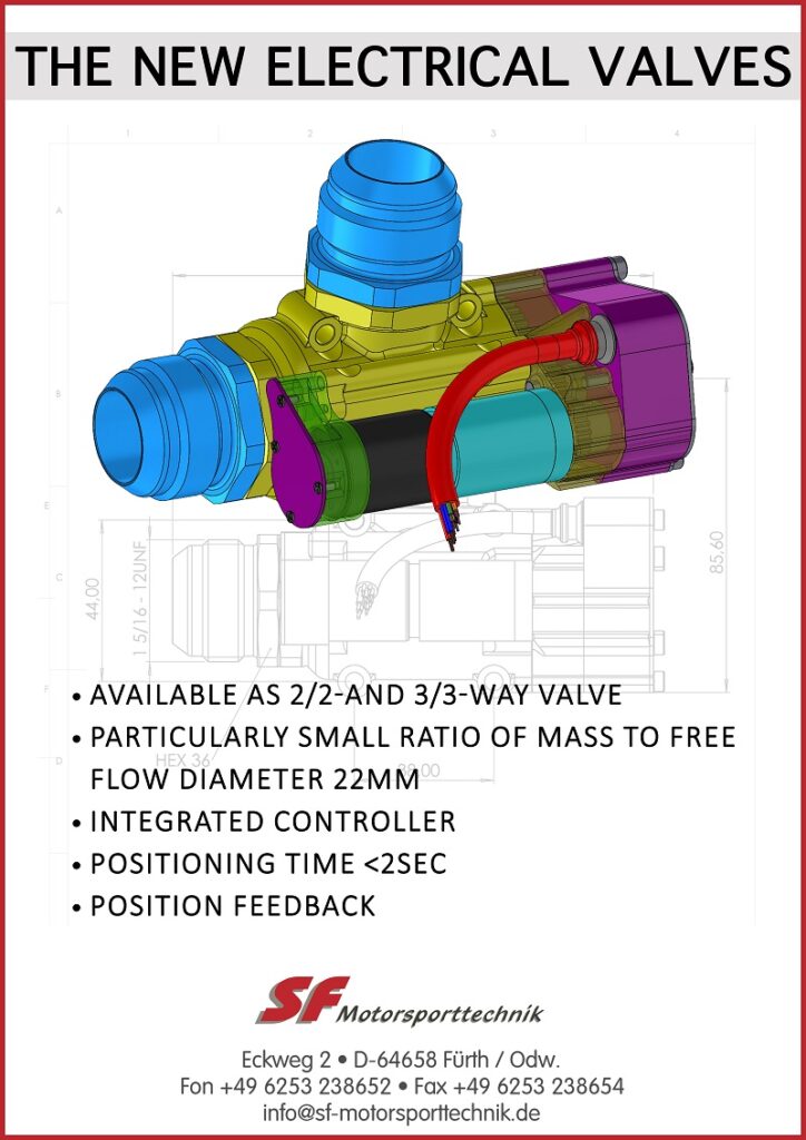 Sf motorsport the new electrical valves