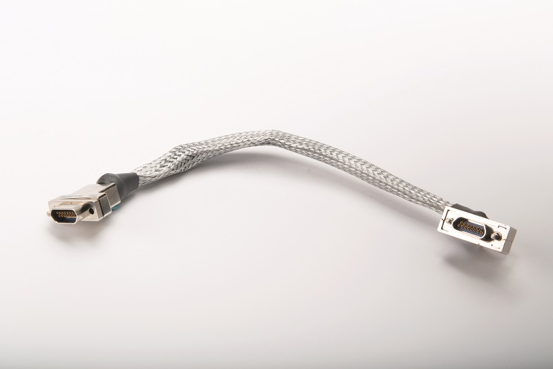 Shielding can now be weaved automatically, applied to individual twisted pairs or combined with foils depending on the exact EMI protection needed (Courtesy of Omnetics)