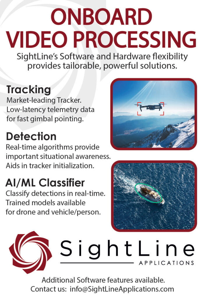 Sightline onboard video processing