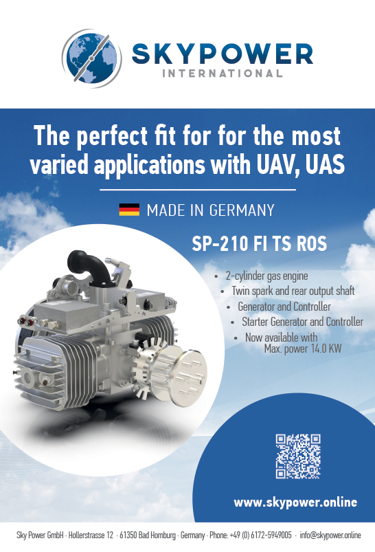 Skypower international the perfect fir for the most varied applications with uav, uas