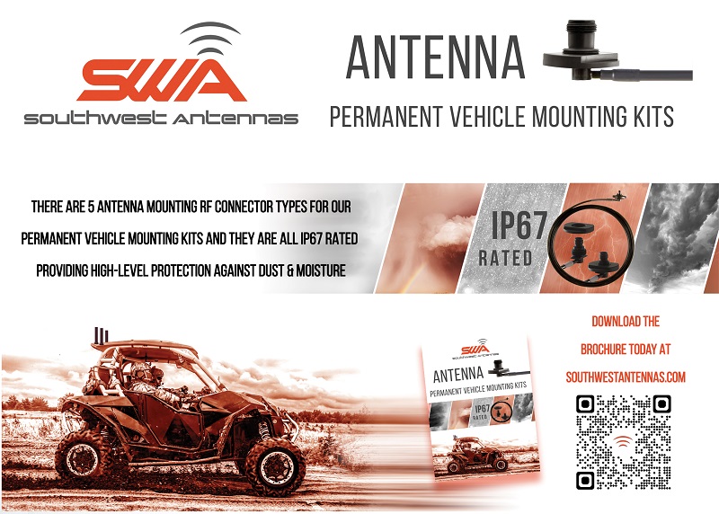 Southwest antennas permanent vehicle mounting kits