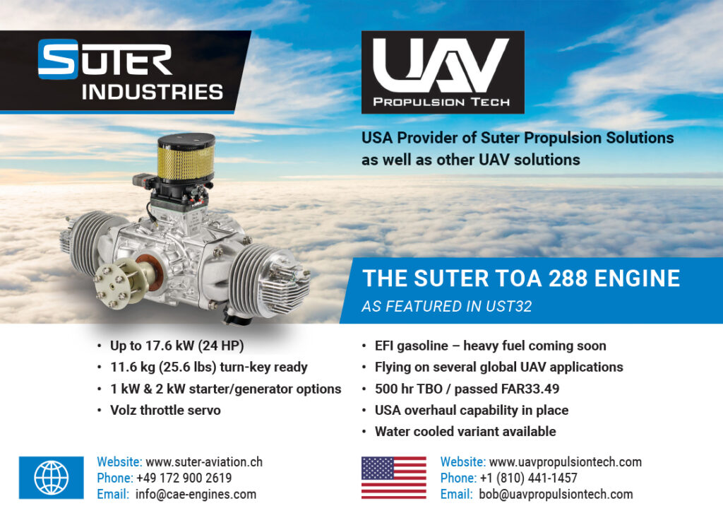 Suter Industries UAV propulsion tech USA provider of suter propulsion solutions as well as other UAV propulsion