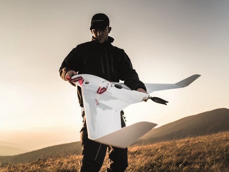 The C4Eye solar-power UAV (Courtesy of Bramor)