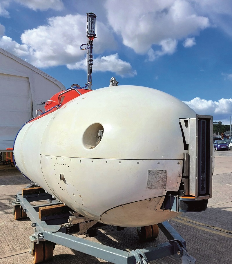 The Vigilant FLS from Wavefront Systems is fitted on MSubs’ S201 XLUUV, as part of the DASA XLUUV programme
