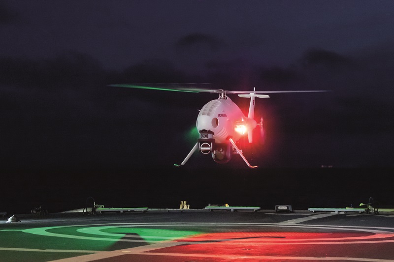 UAVs increasingly integrate more than one multi-sensor payload, covering multi-spectral surveys in all weathers and visibility conditions (Courtesy of Overwatch Imaging)