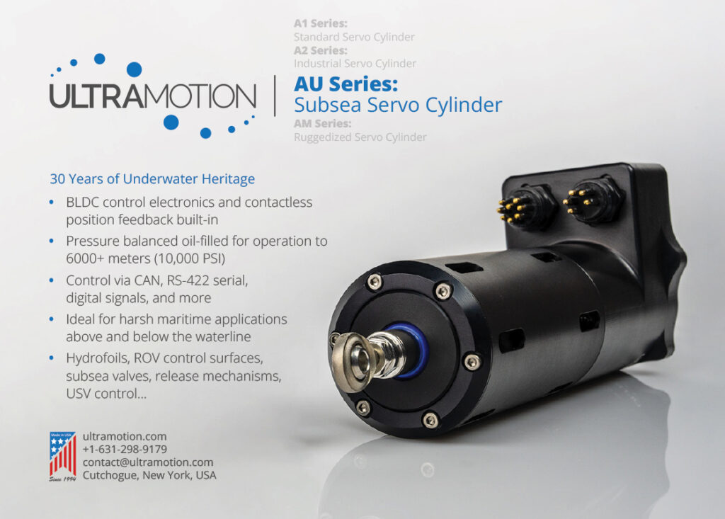 Ultramotion subsea servo cylinder