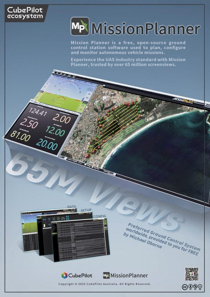 cubepilotecosystem experience the uas industry standar with mission planner