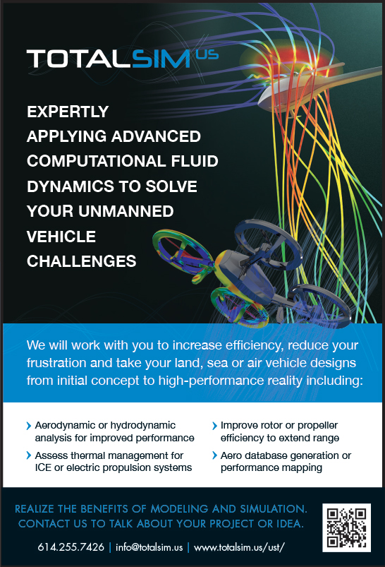totalsim expertly applying advanced computational fluid dynamics to solve your unmanned vehicle challenges