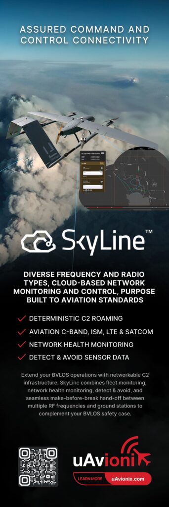 uavionix diverse frequency and radio types cloud based network monitoring and control purpose to built to aviation standards