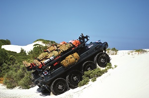 Rheinmetall Canada’s family of Mission Master UGVs have been trialled across climatic extremes in Australia and Northern Europe for autonomous battlefield medevacs (All images courtesy of Rheinmetall Canada)